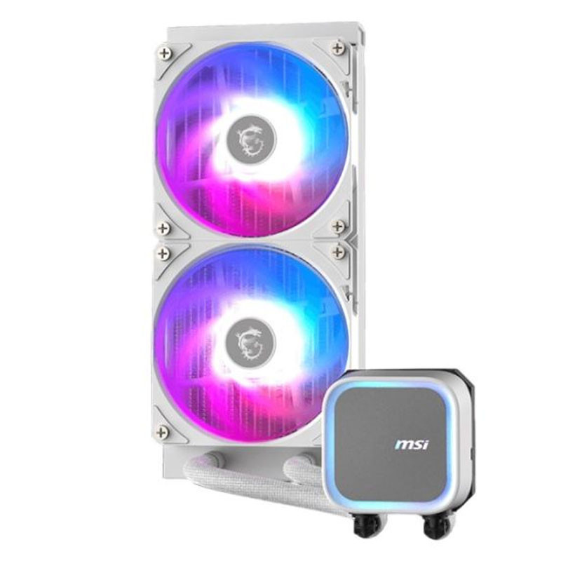Refroidisseur De Processeur Gamer MSI MAG Coreliquid A13 240 Blanc En Tunisie