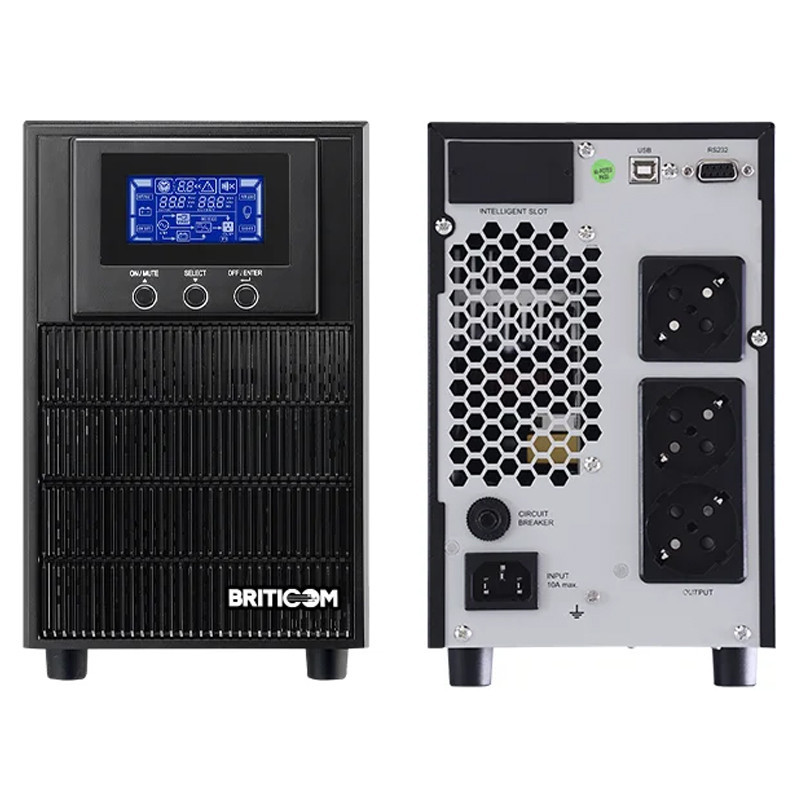 Onduleur On-Line Briticom UPS Neta PRO 2000VA Noir en Tunisie