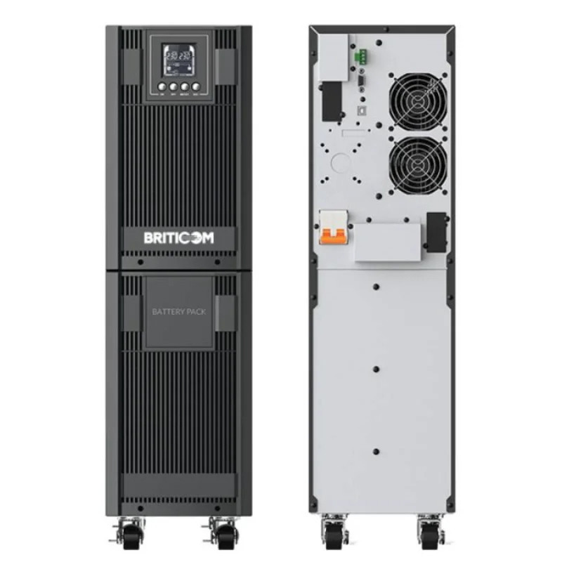 Onduleur On-Line Briticom UPS RETSA 6KVA 6000VA Noir en Tunisie