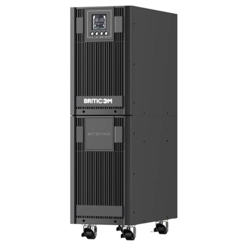 Onduleur On-Line Briticom UPS RETSA 6KVA 6000VA Noir en Tunisie