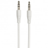 Cable Audio Jack 3,5 mm 1.5M Blanc