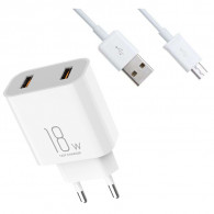 Chargeur Itel ICW 181E 2 Ports USB Blanc