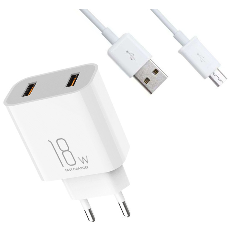 Chargeur Itel ICW 181E 2 Ports USB Blanc