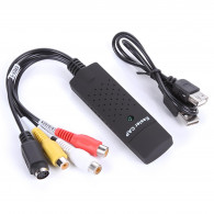 Clé D'acquisition EasyCAP Video-Audio USB + 3RCA Noir