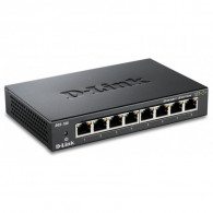 Switch D-Link 8 Ports Gigabit 10/100/1000 MBPS Métallique (DGS-108/E) En Tunisie