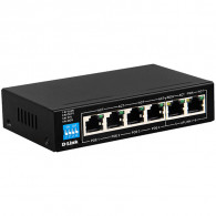 Switch D-Link DES-F1006P-E/E 6 ports 10/100 mbps PoE Noir en Tunisie