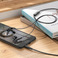 Écouteur Filaire Hoco M121 Noir en Tunisie