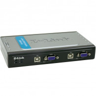 KVM Switch D-Link DKVM-4U 4 Ports Avec Câbles Intégrés