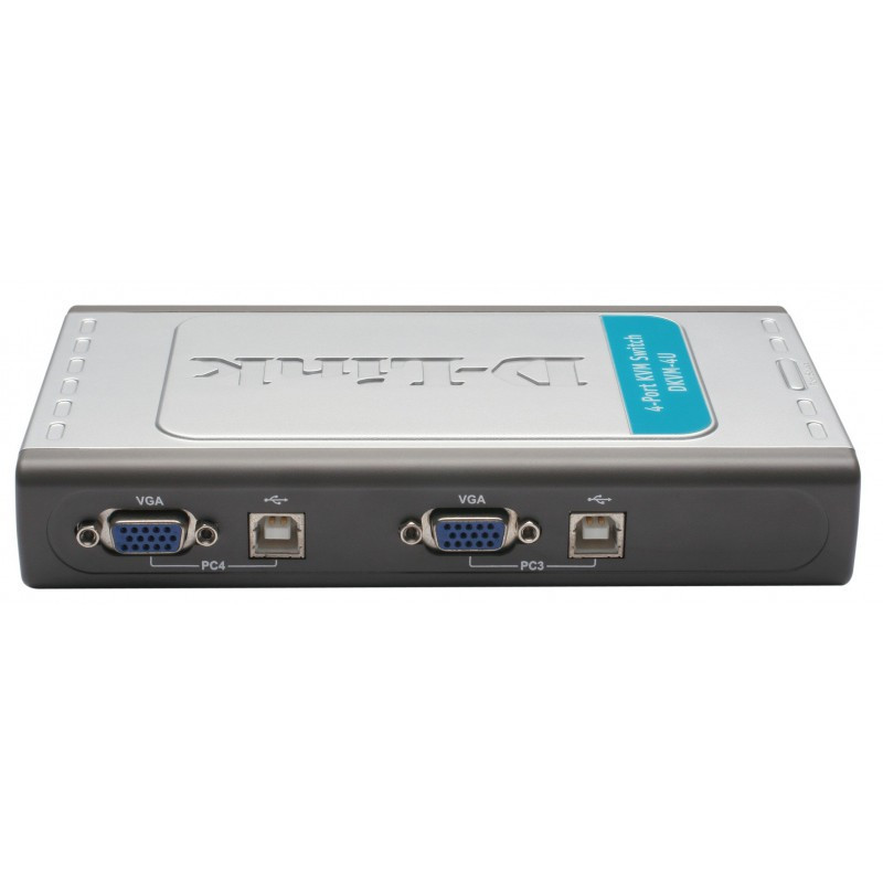 Switch D-LINK 4 Ports KVM-4U Clavier-Écran-Souris Avec Câbles Intégrés En Tunisie