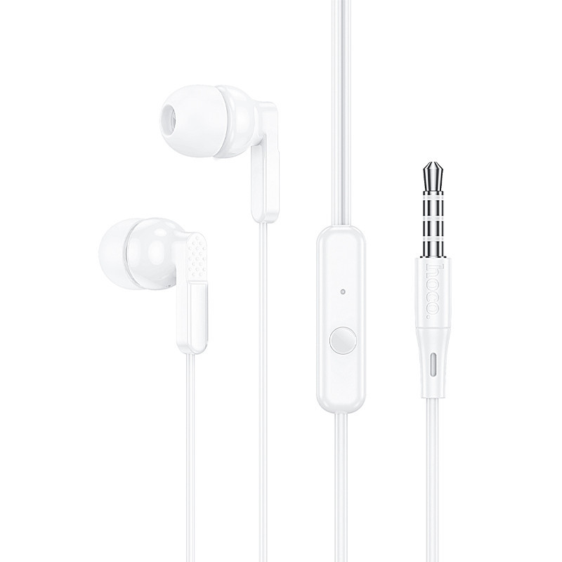 Écouteur Filaire Hoco M121 Blanc en Tunisie