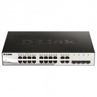 Switch Administrable D-Link DGS-1210-20/E 20 Ports 10/100/1000 Noir
