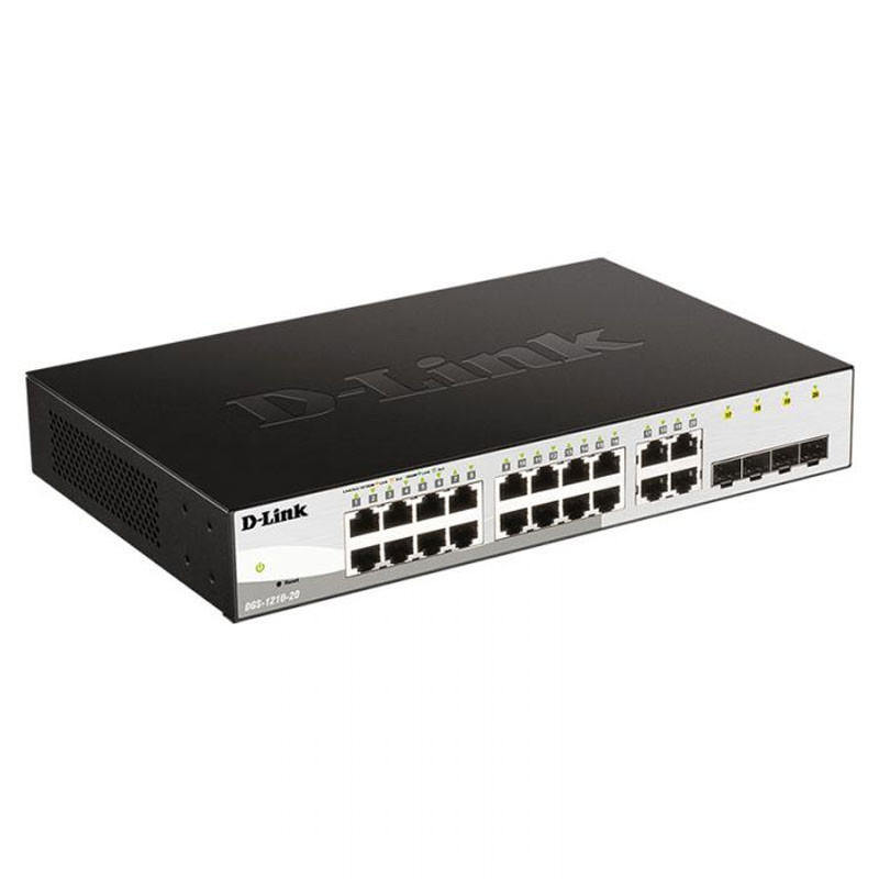Switch administrable D-Link DGS-1210-20/E 20 ports Noir en Tunisie