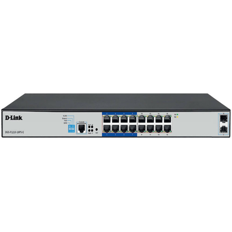 Switch D-Link DGS-F1210 16 Ports 10/100/1000 Mbps Noir En Tunisie