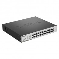 Switch Administrable intelligent D-Link DGS-1100-24P 24 ports PoE Noir