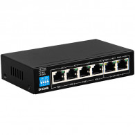 Switch De Bureau D-Link DGS-F1006P-E/E 6 Ports POE 10/100 - Noir En Tunisie