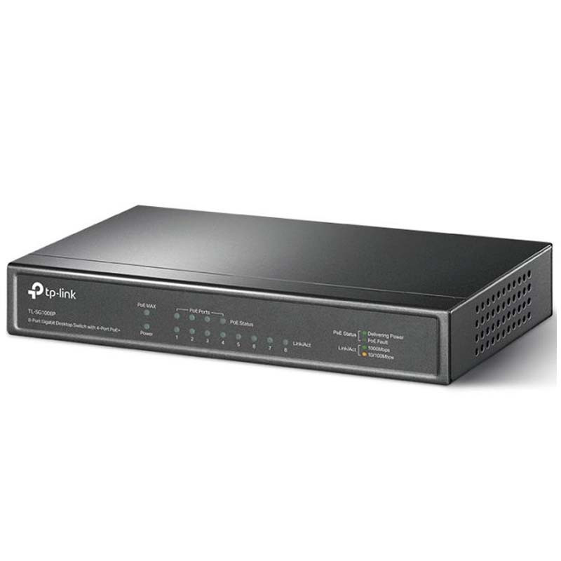 Switch De Bureau TP-Link 8 Ports Gigabit + 4 Ports + PoE En Tunisie