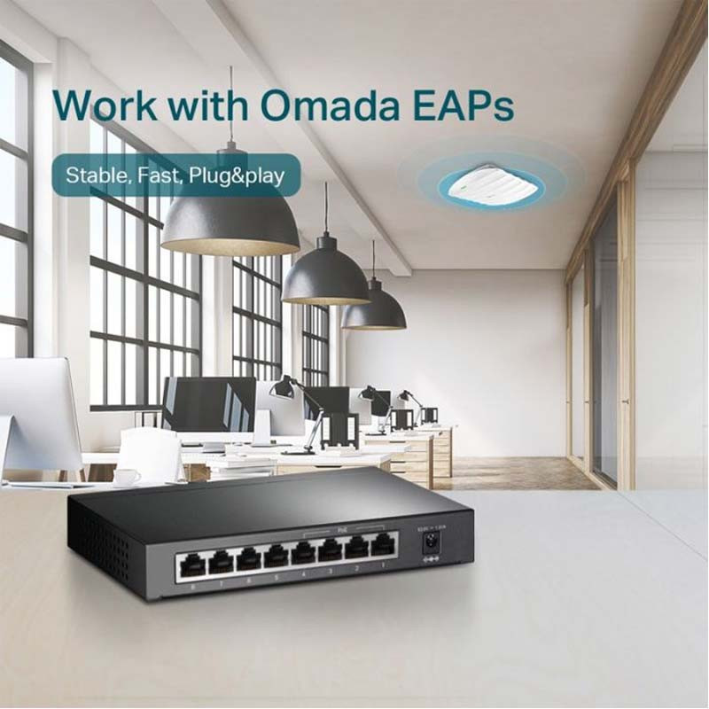 Switch De Bureau TP-Link 8 Ports Gigabit + 4 Ports + PoE En Tunisie