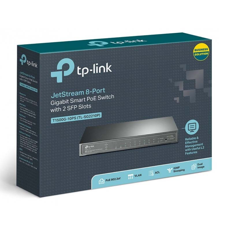 Switch TP-Link JetStream 10 Ports Gigabit + 8 Ports PoE+ En Tunisie