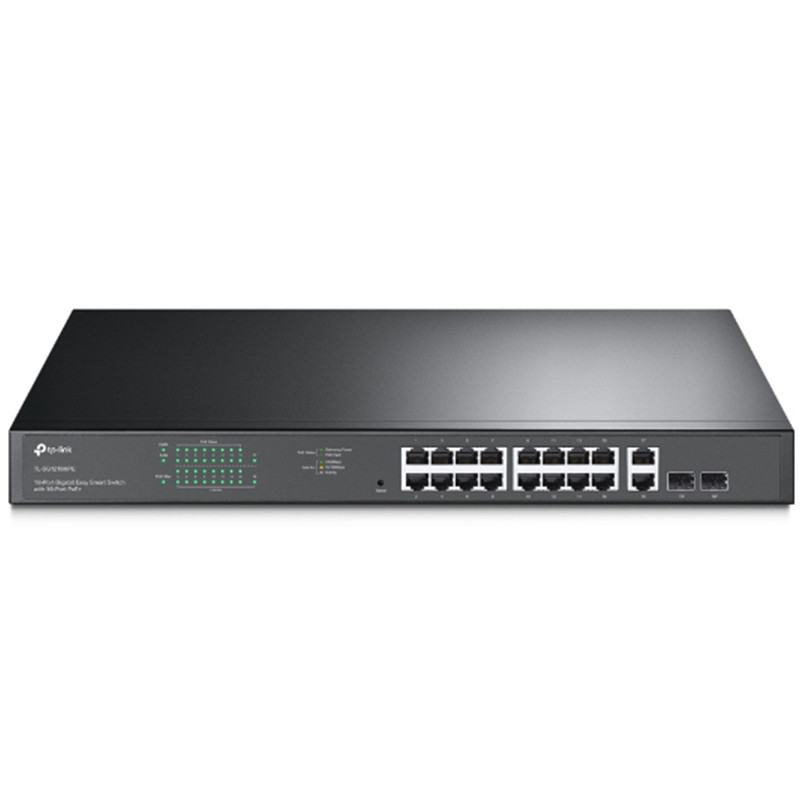 Switch Bureau Tp-Link Switch Easy Smart 18 ports Gigabit avec16 ports PoE+ Noir En Tunisie