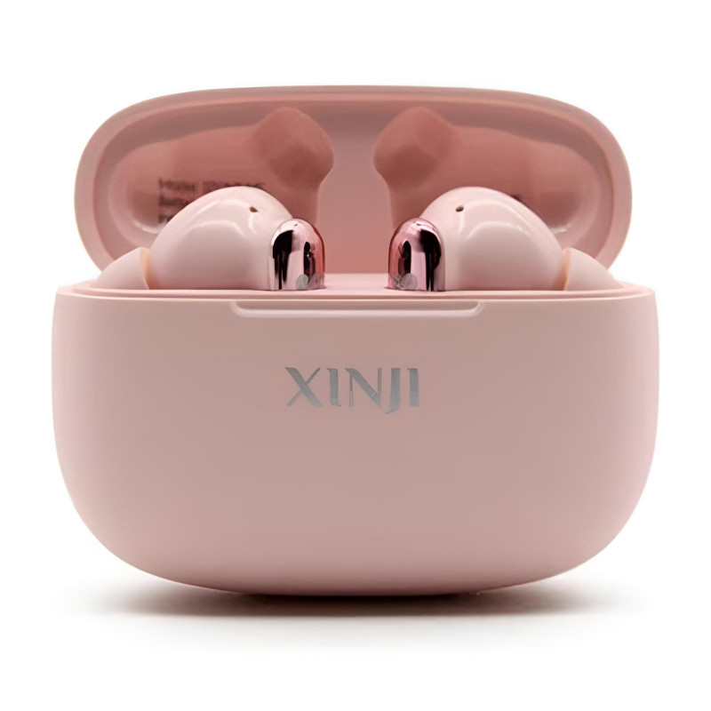 Écouteurs Bluetooth Xinji Stone M1 TWS Rose en Tunisie