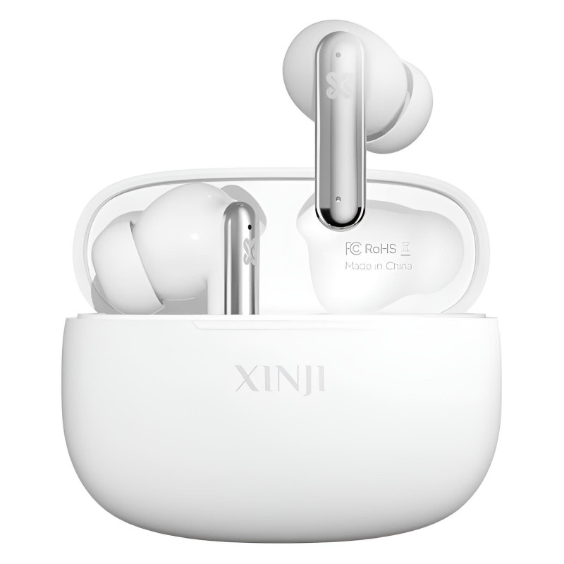 Écouteurs Bluetooth Xinji Stone M1 TWS Blanc en Tunsiie