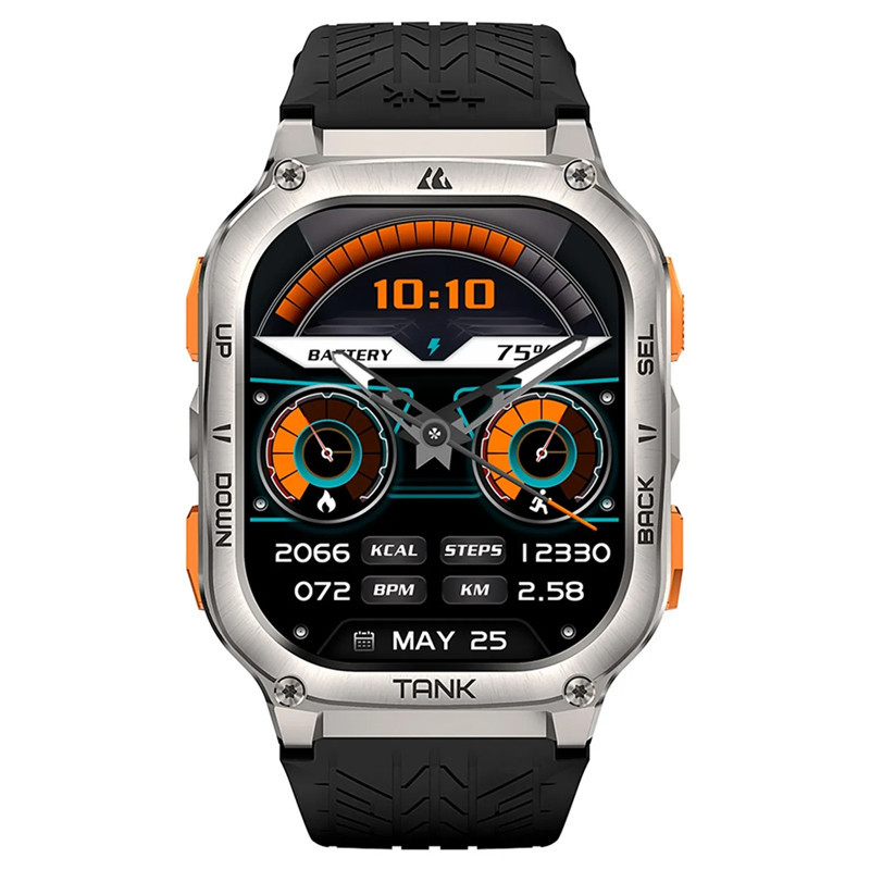 Montre Connectée Kospet Tank M3 Ultra Silver en Tunisie