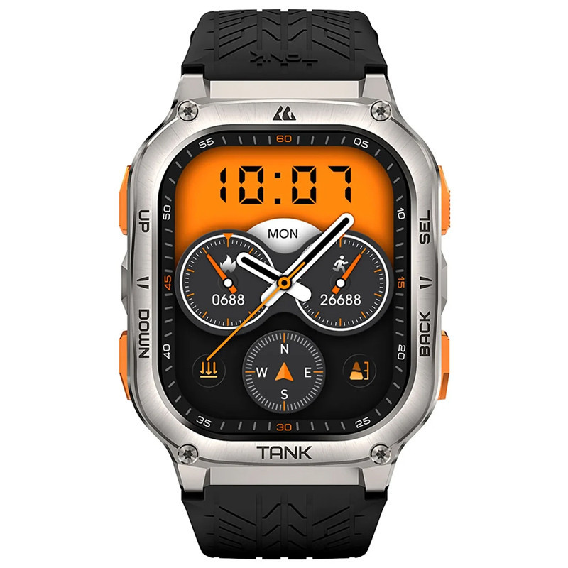 Montre Connectée Kospet Tank M3 Ultra Silver en Tunisie