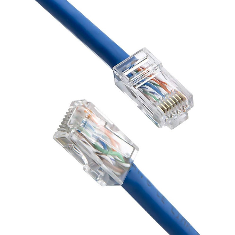 Pack De 100 Connecteurs RJ45 FTP Transparent en Tunisie