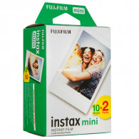 Pack Papier Photo Mini Fujifilm Instax 86 x 54 mm 20 Feuilles Blanc en Tunisie
