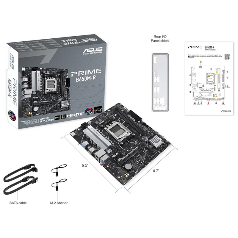 Carte Mère Asus Prime B650M-R AM5 DDR5 en Tunisie
