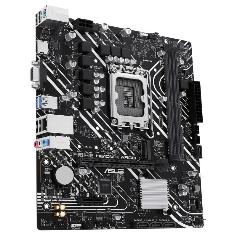 Carte Mère Asus Prime H610M-K ARGB LGA 1700 DDR5 en Tunisie