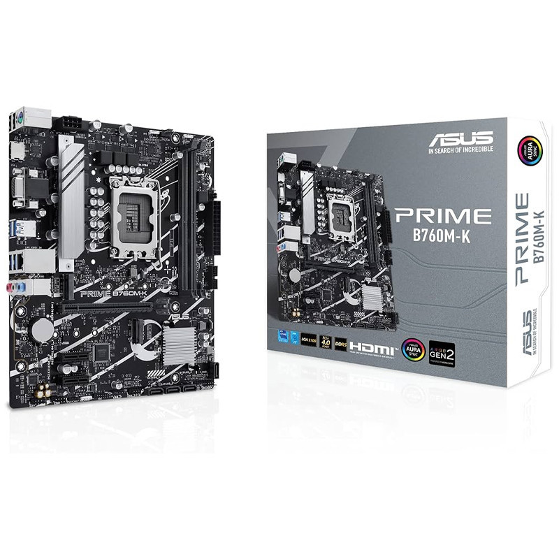Carte Mère Asus Prime B760M-K LGA 1700 DDR5 en Tunisie