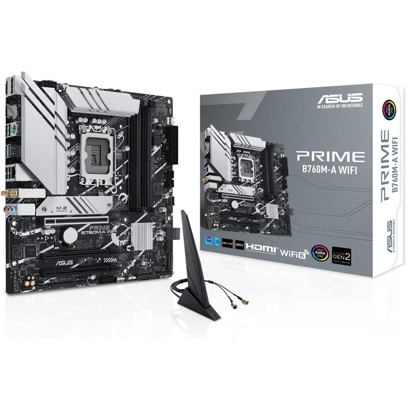 Carte Mère Asus Prime B760M-A WIFI LGA 1700 DDR5 en Tunisie