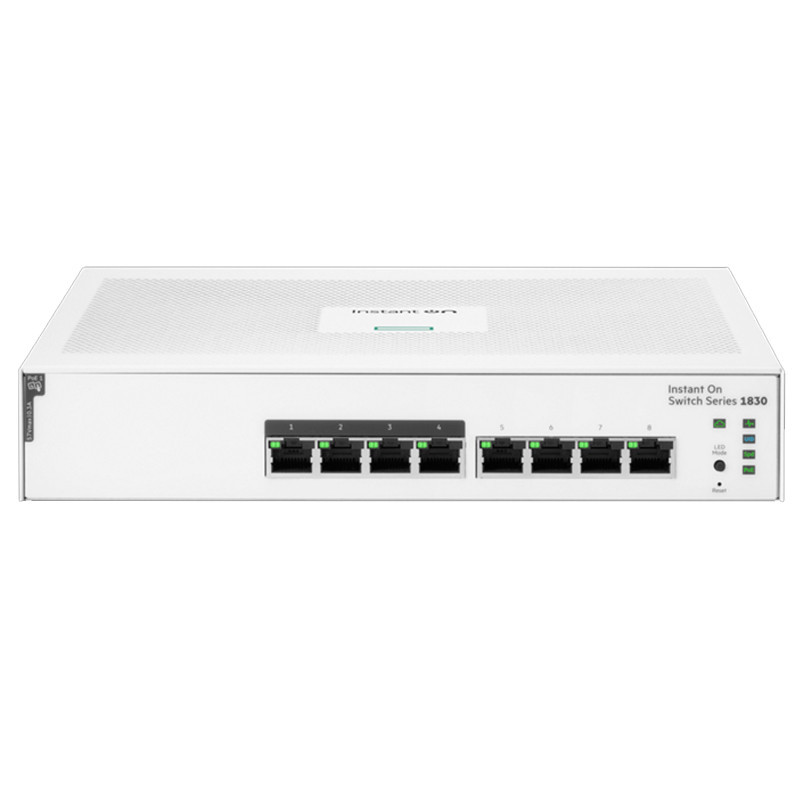 Switch De Bureau Aruba JL811A Instant On PoE 8 Ports 10/100/1000 Mbps en Tunisie