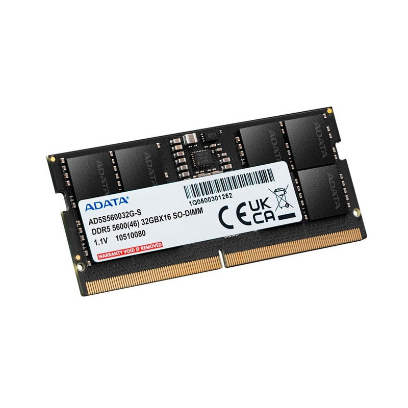 Barette Mémoire Adata 32Go DDR5 5600MHz SO-Dimm en Tunisie