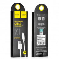 Câble Chargeur Hoco X1 Lightning 12W Blanc En Tunisie