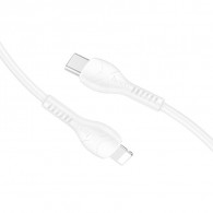 Câble Chargeur Hoco X37  Type-C Vers Lightning 27W Blanc En Tunisie