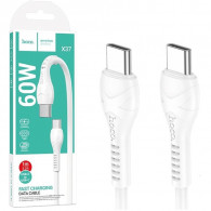 Câble Chargeur Hoco X37 Type-C Vers Type-C 60W Blanc En Tunisie