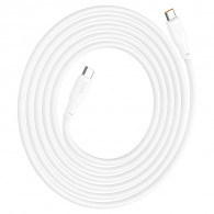 Câble Chargeur Hoco X93 Type-C Vers Type-C 240W Blanc En Tunisie