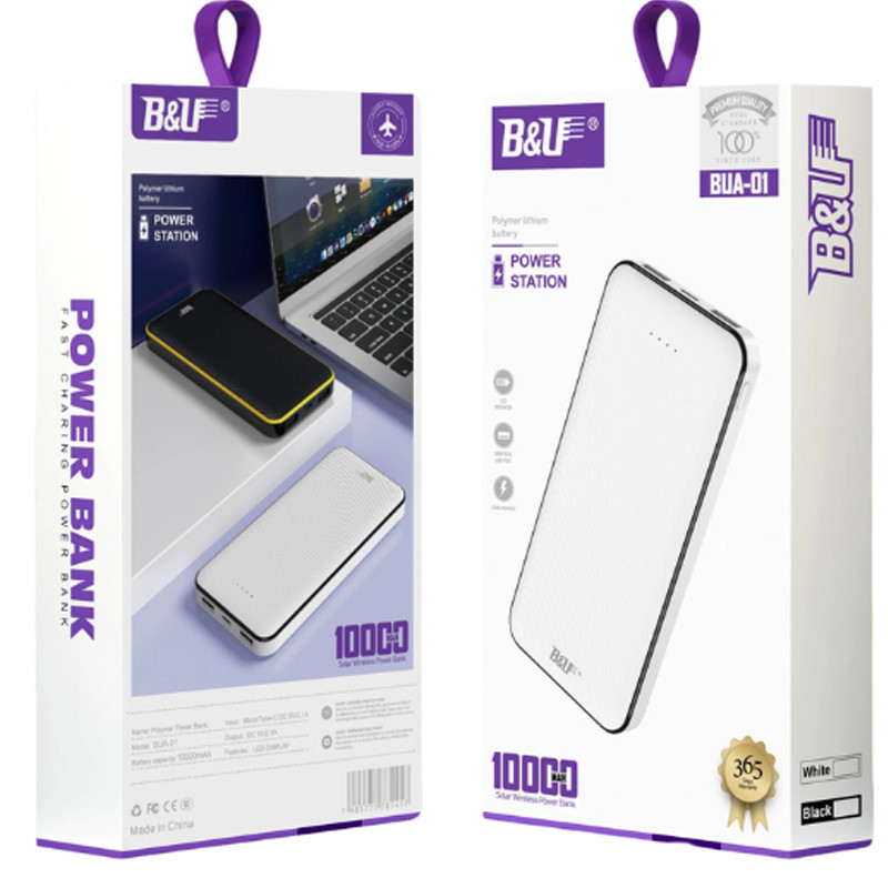 Power Bank BUA01 10 000 mAh Blanc