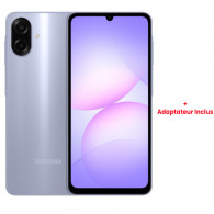 Samsung Galaxy A07 12 Go (6Go + 6Go Extensible) 128Go + Adaptateur Violet En Tunisie