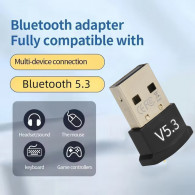 Mini Clé USB Bluetooth B15 BT5.3 Noir en Tunisie