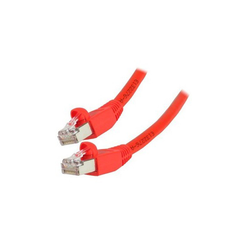 Câble réseau RJ45 CAT 5E SFTP 1M - Rouge En Tunisie