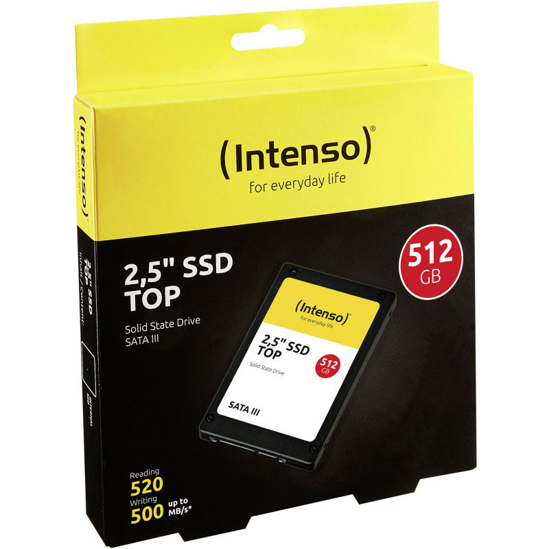 Disque Dur Interne SSD Intenso 512 Go SATA 2.5″ en Tunisie