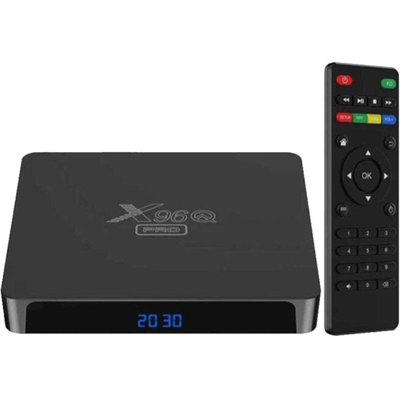 Box TV Android X96Q 2Go 16Go Noir + 12 Mois IPTV en Tunisie