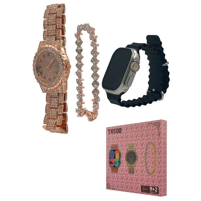 Coffret Montre Connectée TK500 + 7 Ceintures + Bracelet