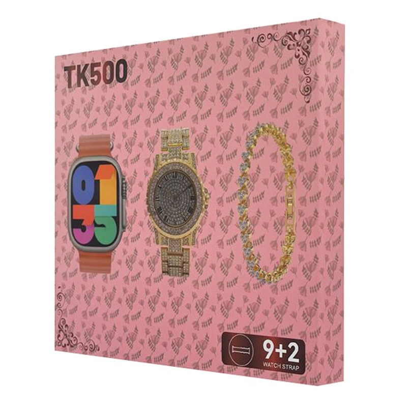 Coffret Montre Connectée TK500 + 7 Ceintures + Bracelet