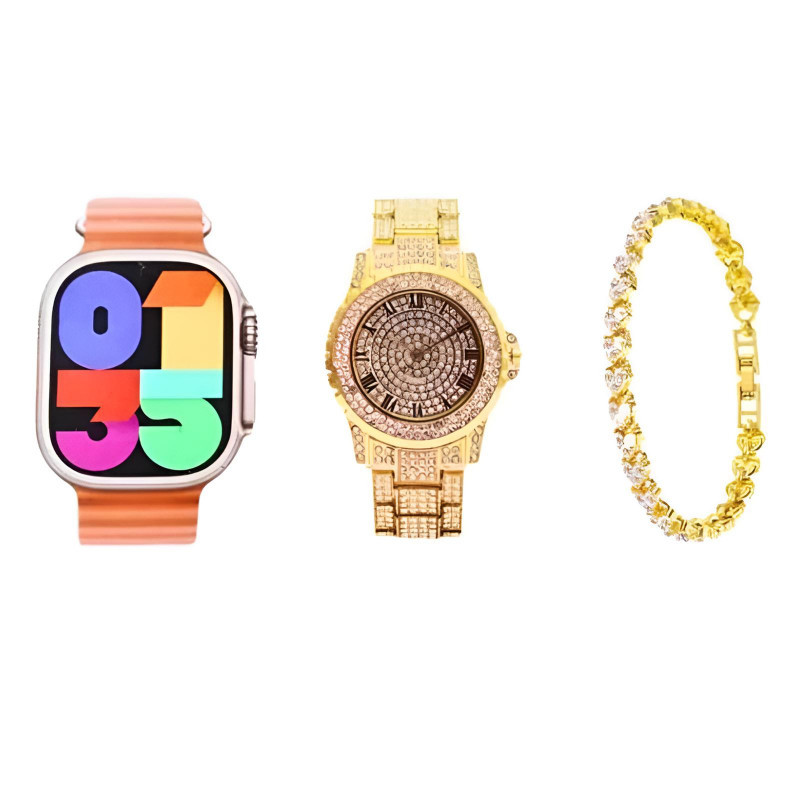 Coffret Montre Connectée TK500 + 7 Ceintures + Bracelet