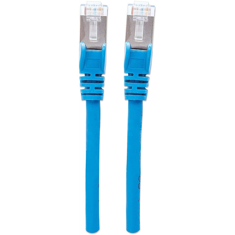 Câble Réseau Intellinet 350730 RJ45 Cat6a SFTP 1 M - Bleu En Tunisie