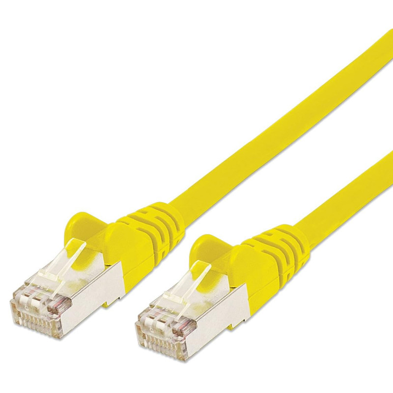 Câble Réseau Intellinet 350471 CAT6a S/FTP Jaune